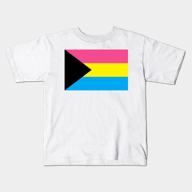 Demi-Pansexual Pride Flag Kids T-Shirt by DisneyFanatic23